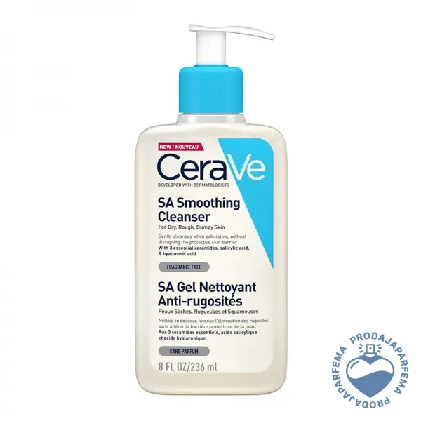 CERAVE SA Smoothing gel za čišćenje suve i grube kože 236ml | Šminka