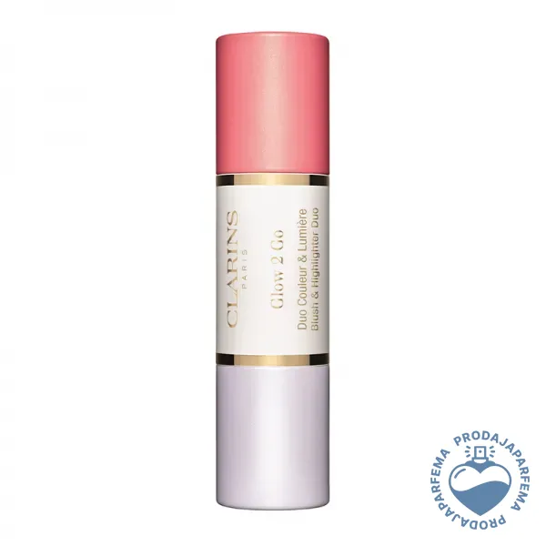 CLARINS Glow-to-Go Highlighter Stick (01 Glowy Pink) 2x4.5g | Iluminatori i hajlajteri