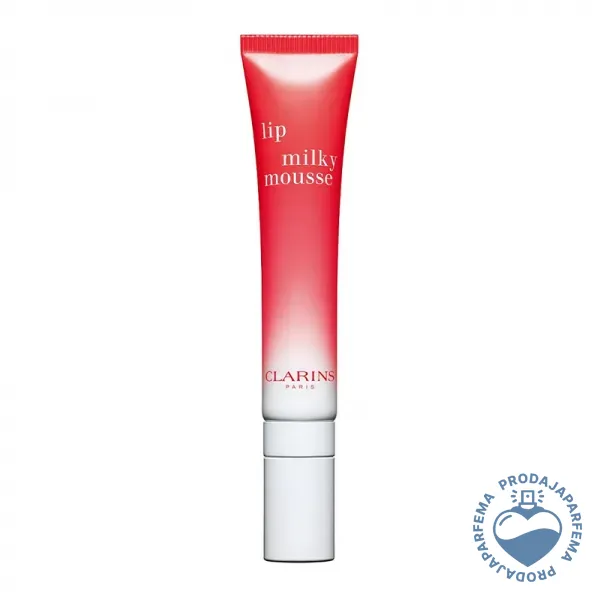 CLARINS Lip Milky Mousse (01 Milky Strawberry) 10ml | Tečni ruževi