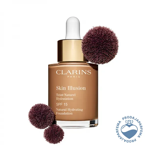 CLARINS Skin Illusion (N°114 Cappuccino) 30ml | Tečni puderi