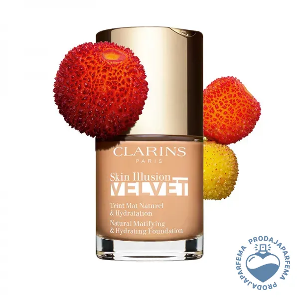 CLARINS Skin Illusion Velvet (N°107C) 30ml | Tečni puderi