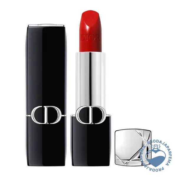 Christian Dior Rouge Dior Lipstick (N°999 Satiny Finish - The Iconic Red) 3.5g | Ruževi