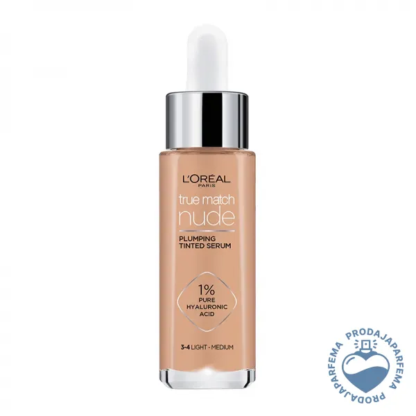 L'ORÉAL True Match Nude tonirani serum 3-4 Light Medium 30ml | Tečni puderi