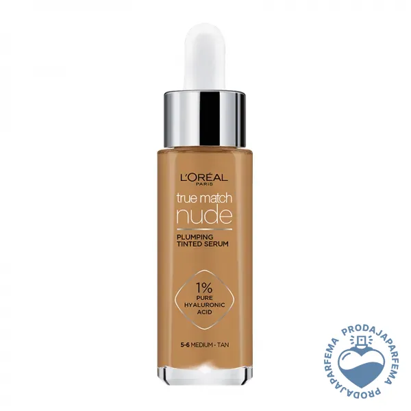 L'ORÉAL True Match Nude tonirani serum 5-6 Medium-Tan 30ml | Tečni puderi