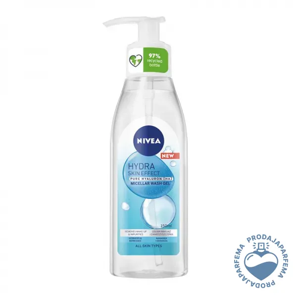 NIVEA Hydra Skin Effect micelarni gel za čiscenje lica 150ml | Šminka