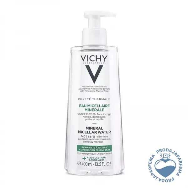 VICHY Pureté Thermale Eau Micellaire Minéral Lactic Acid 400ml | Šminka