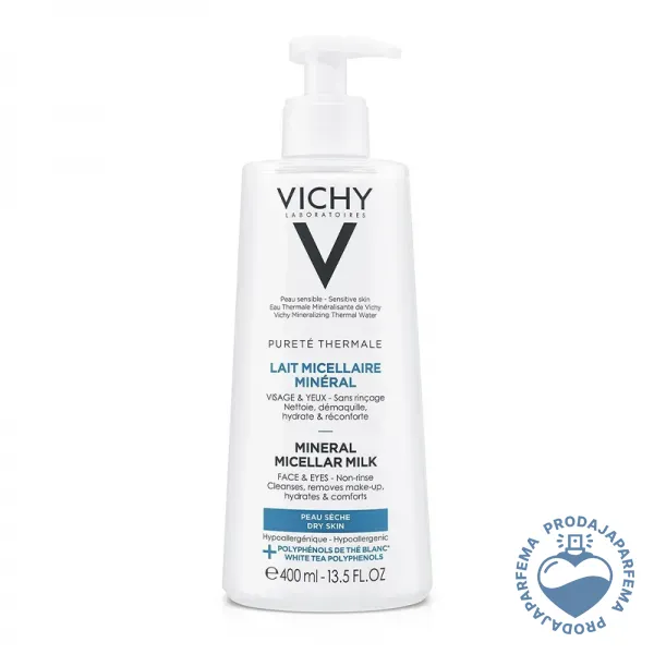 VICHY Pureté Thermale Lait Micellaire Minéral 400ml | Šminka